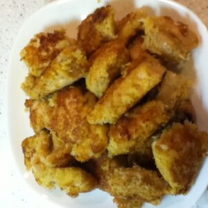 鶏ムネ肉のパン粉焼き☆